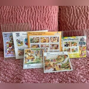 Disney Collectible Stamp Sheet Set - 7